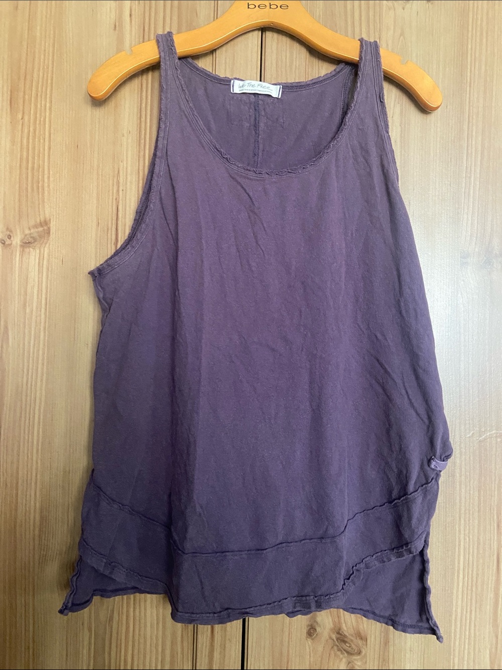 We The Free Plum Sleeveless Tank Top L GUC
